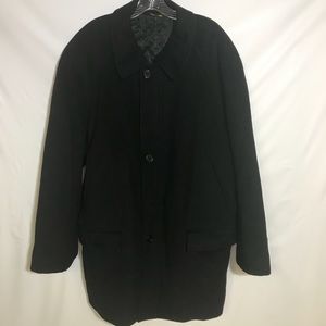 Valente wool and cashmere men’s coat made in Italy